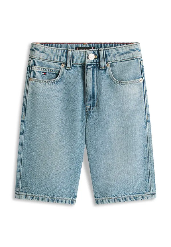 Выцветшие джинсовые шорты прямого кроя Tommy Hilfiger, Dark-Blue — фото 4