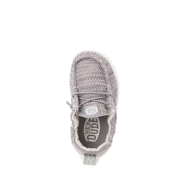 Слипоны HEYDUDE LILDUDE Slip-On Casual Shoe, цвет Grey/White — фото 2