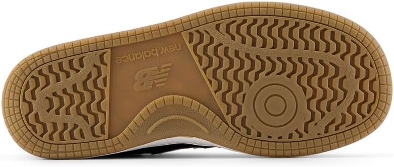 Детские кроссовки New Balance 480 V1 на шнуровке (унисекс), белый/черный — фото 3