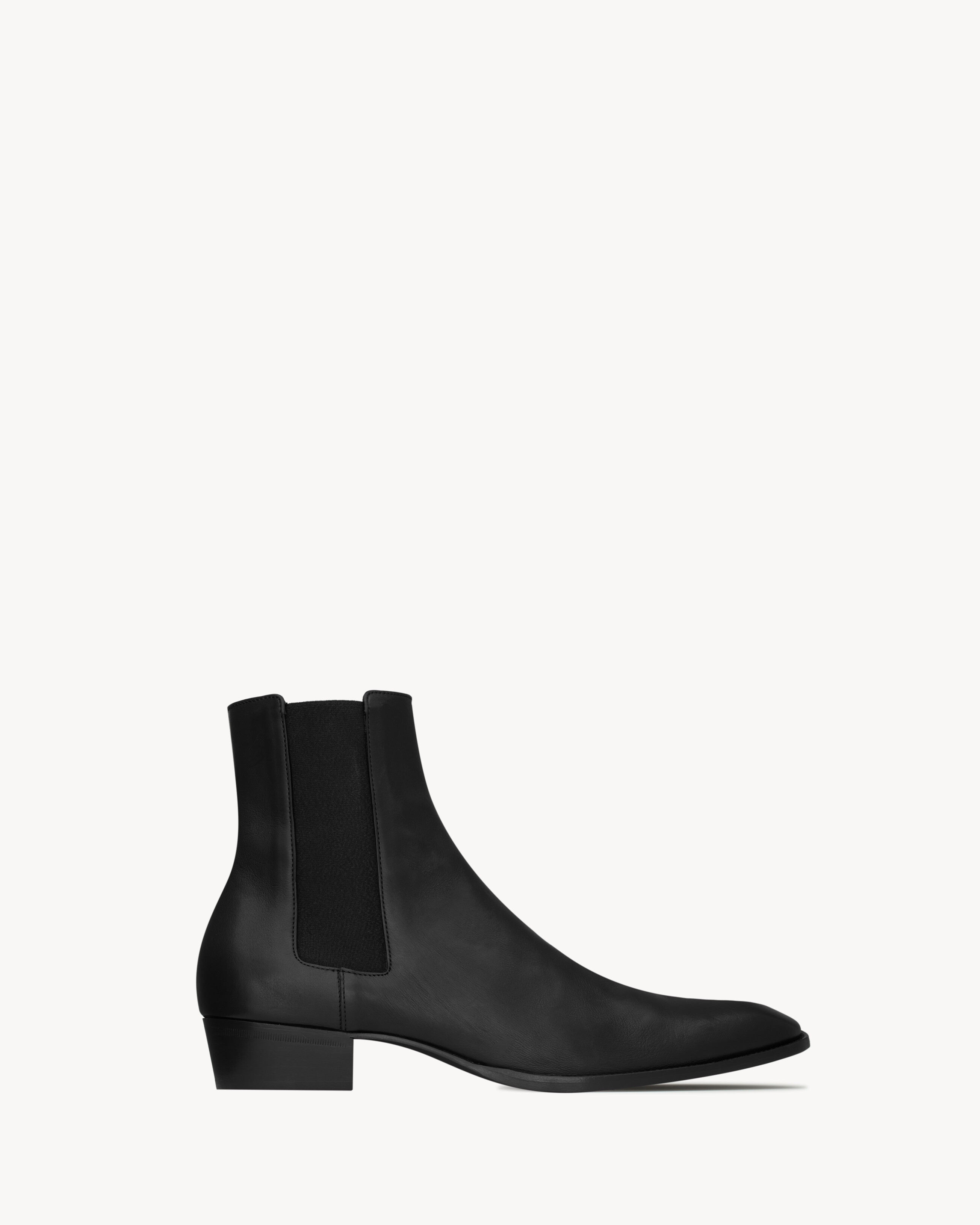 

Челси STANTON из зернистой кожи SAINT LAURENT, черный