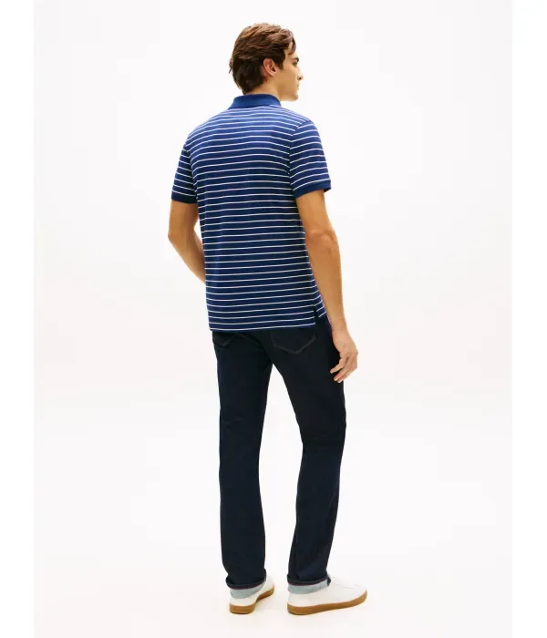 Поло 1985 regular fit Tommy Hilfiger, темно-синий — фото 3