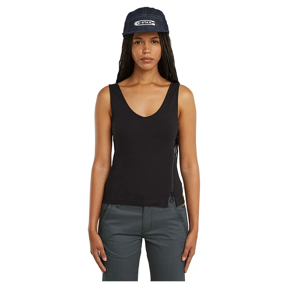 

Футболка без рукавов G-Star Asymmetrical Slim, черный