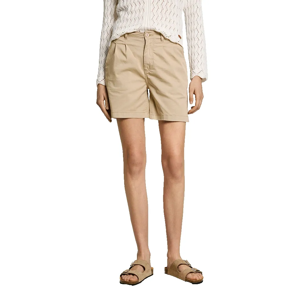 

Джинсовые шорты Pepe Jeans Mid Regular chino shorts, бежевый