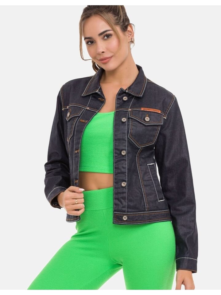 

Джинсовая куртка Cipo & Baxx Jeansjacke, цвет DARKRAW