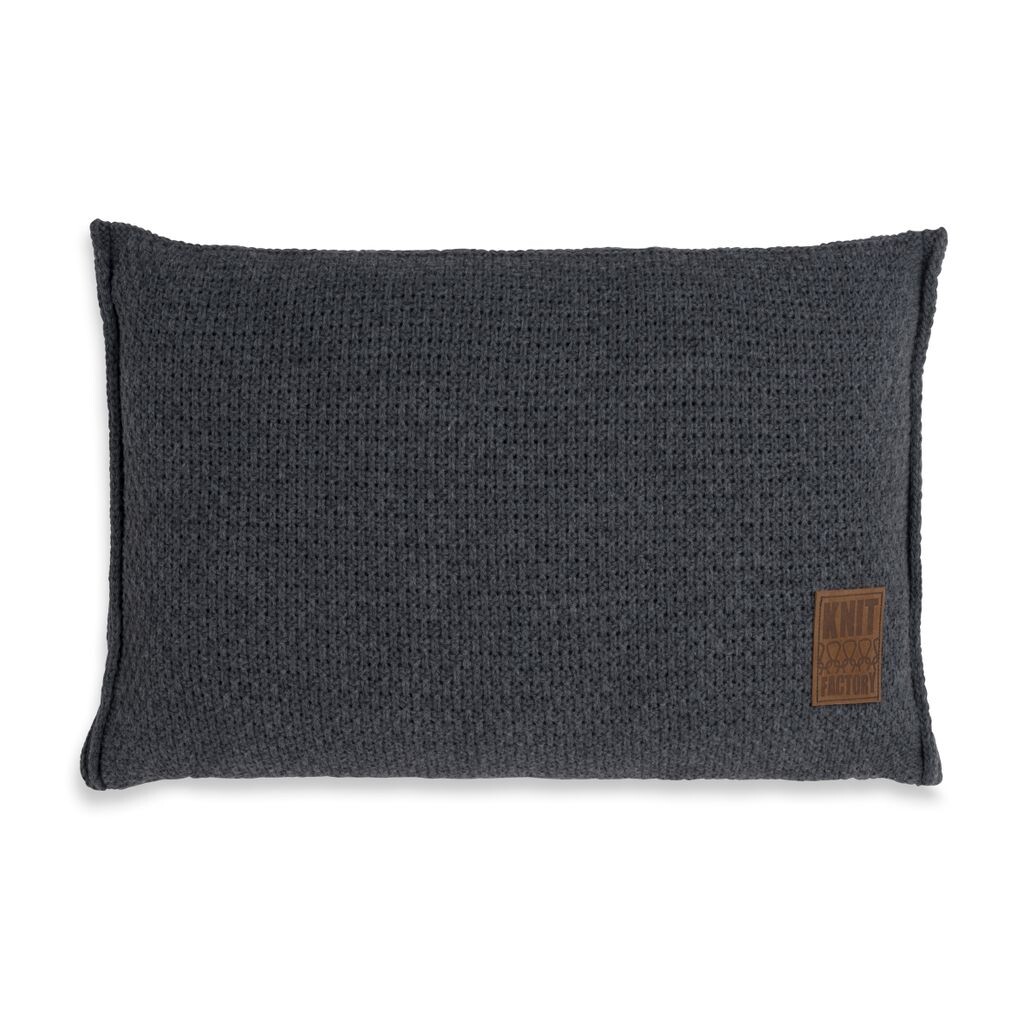 

Подушка Knit Factory Jesse - Антрацит - 60x40 см
