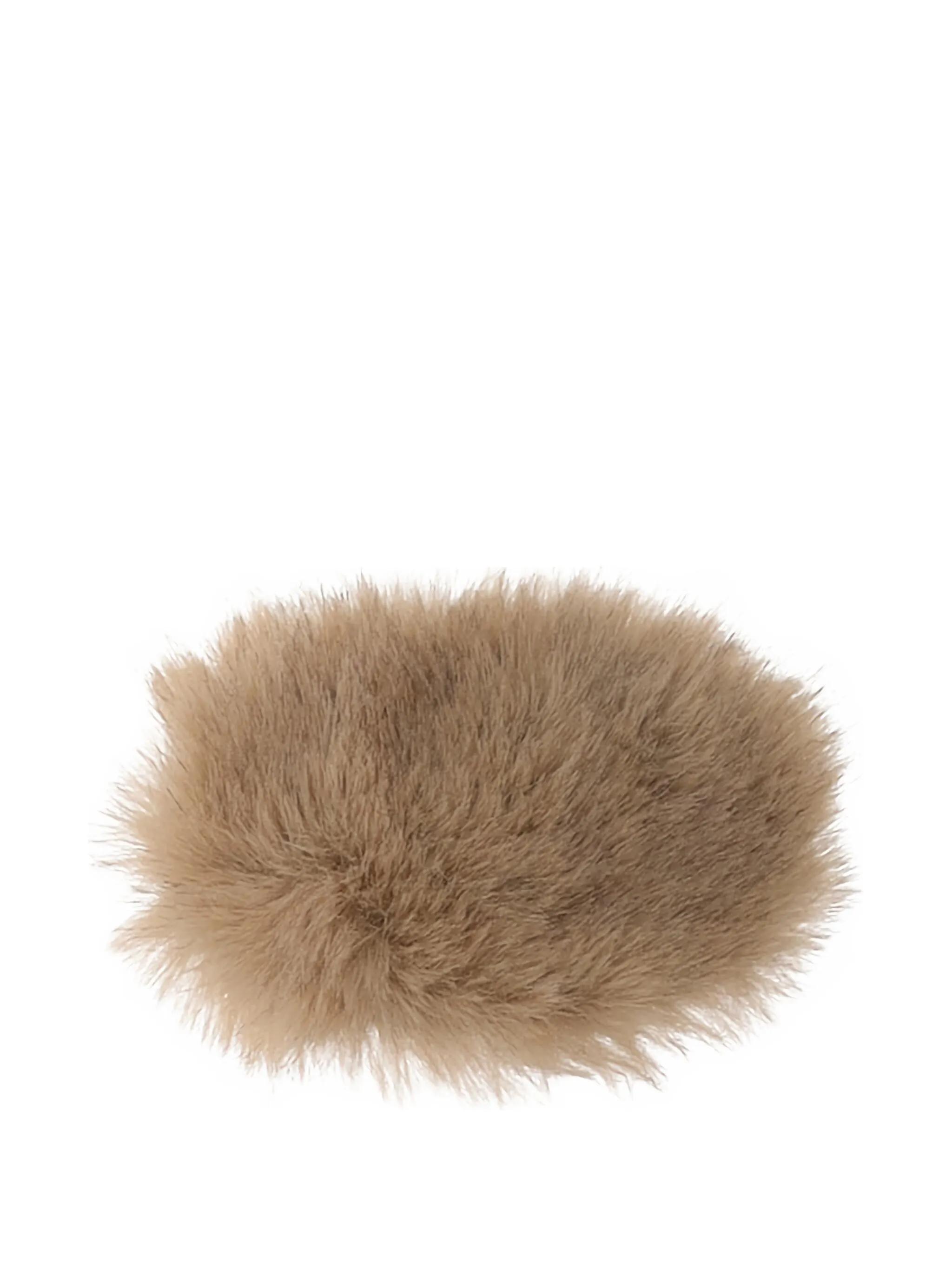 

Заколка для волос с искусственным мехом By Malene Birger, бежевый