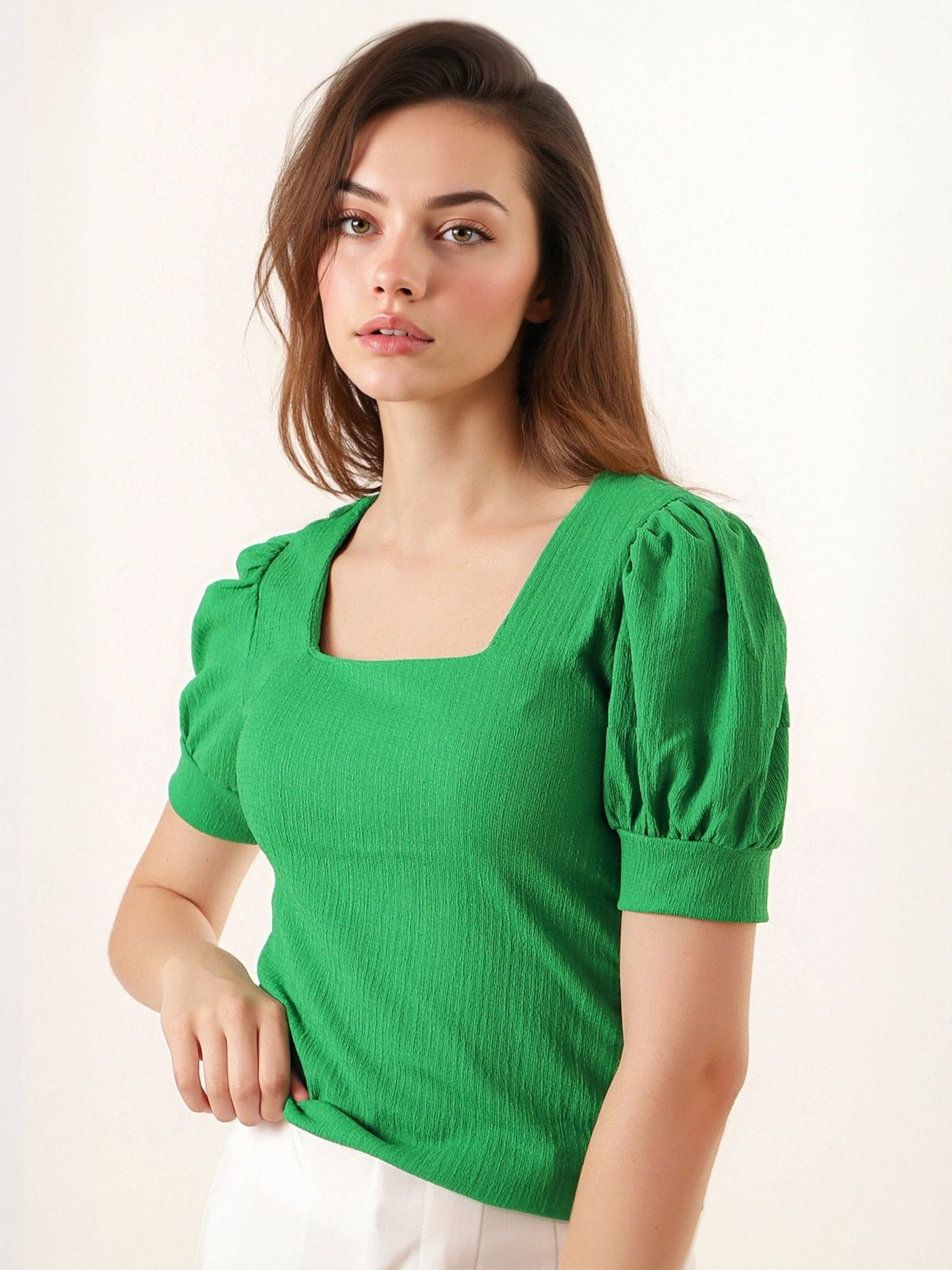 

Bigdart Блузка в зеленом цвете