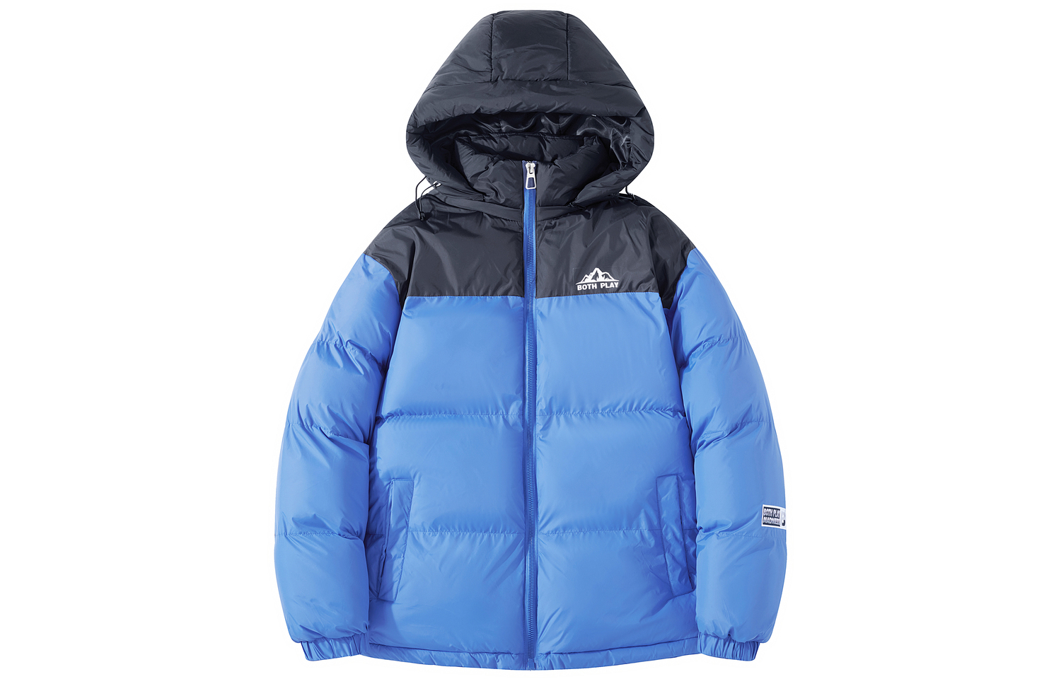

BOTH PLAY Пуховик Unisex, Colorful Blue