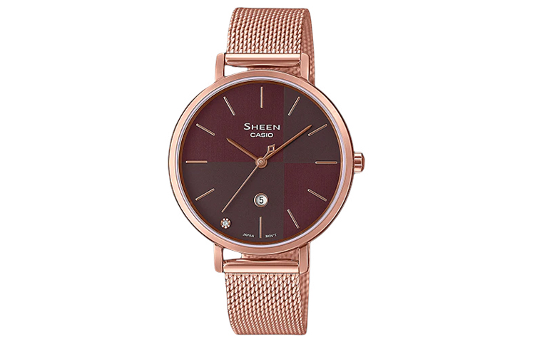 

CASIO Женские красные часы SHEEN SHE-4547PGM-5A