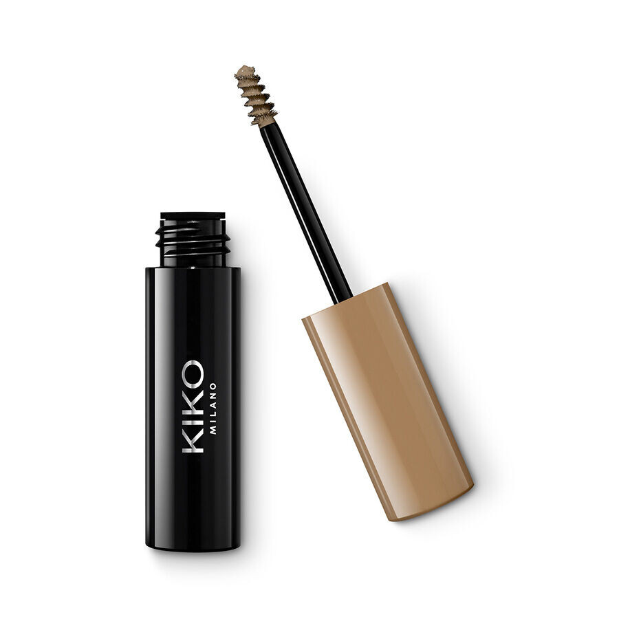 

Тушь для бровей 02 средне-коричневый Kiko Milano Eyebrow Fibers, 4,2 мл