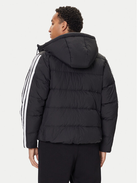 Пуховик regular fit Essentials Climawarm 3-Stripes JM4165 Adidas, черный — фото 3