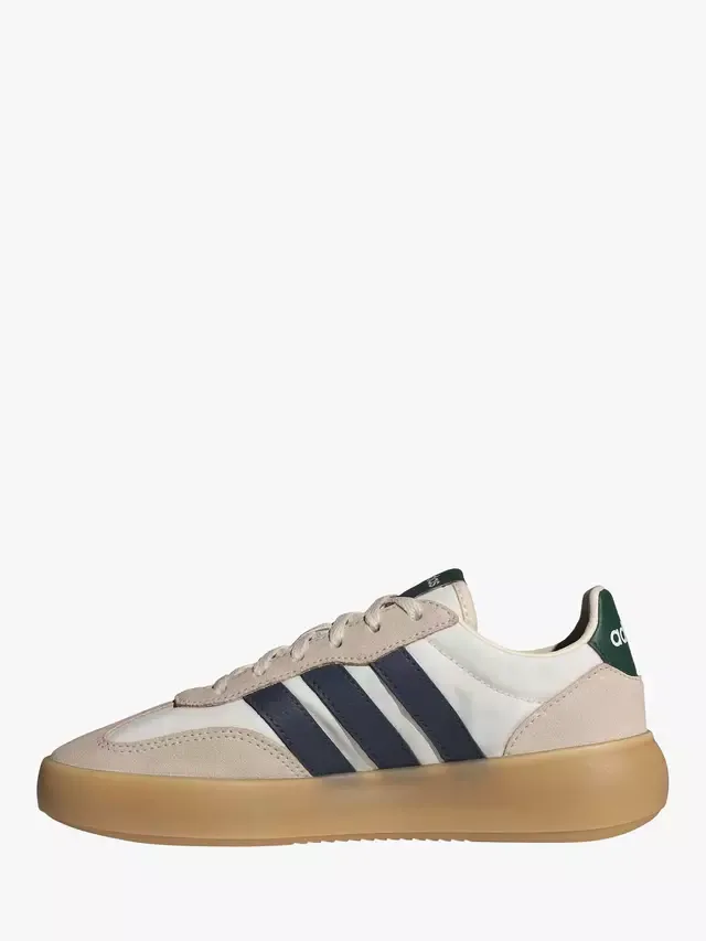 Детские кроссовки Barreda Decode из смешанной кожи, цвет: белый/разноцветный adidas — фото 4