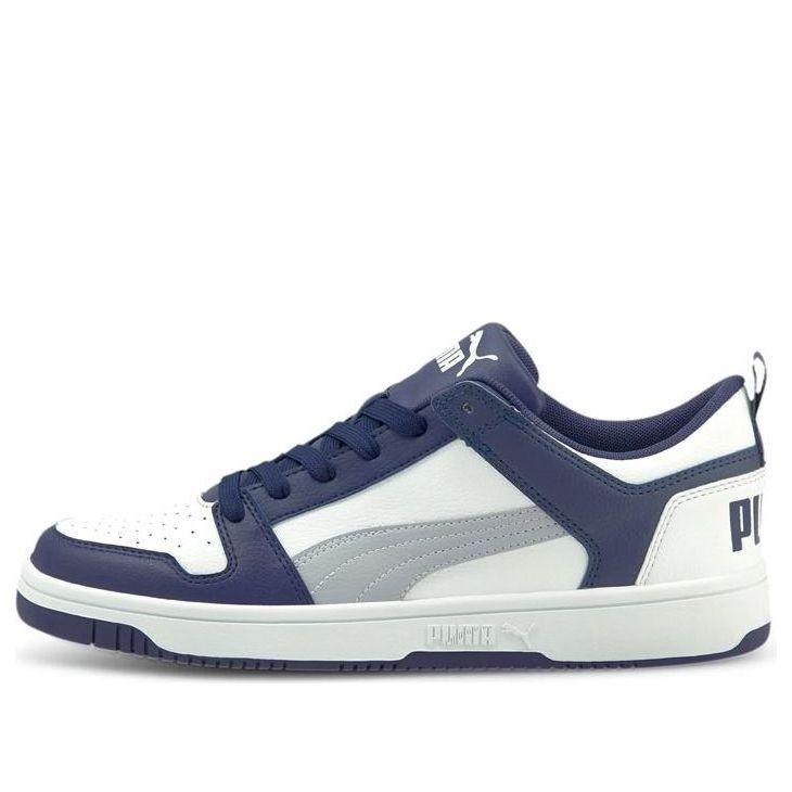 

Кеды PUMA Rebound Lay Up Lo SL Low Top Board Shoes Blue/White, синий
