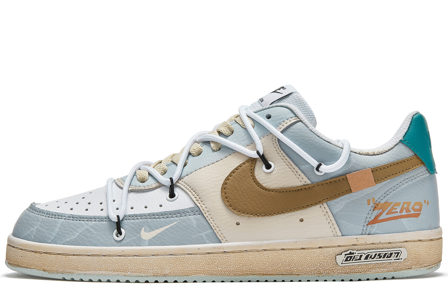 

Кроссовки Nike Court Vision 1 Skateboarding Shoes Men Low-top Gray/Blue, голубой, Синий, Кроссовки Nike Court Vision 1 Skateboarding Shoes Men Low-top Gray/Blue, голубой