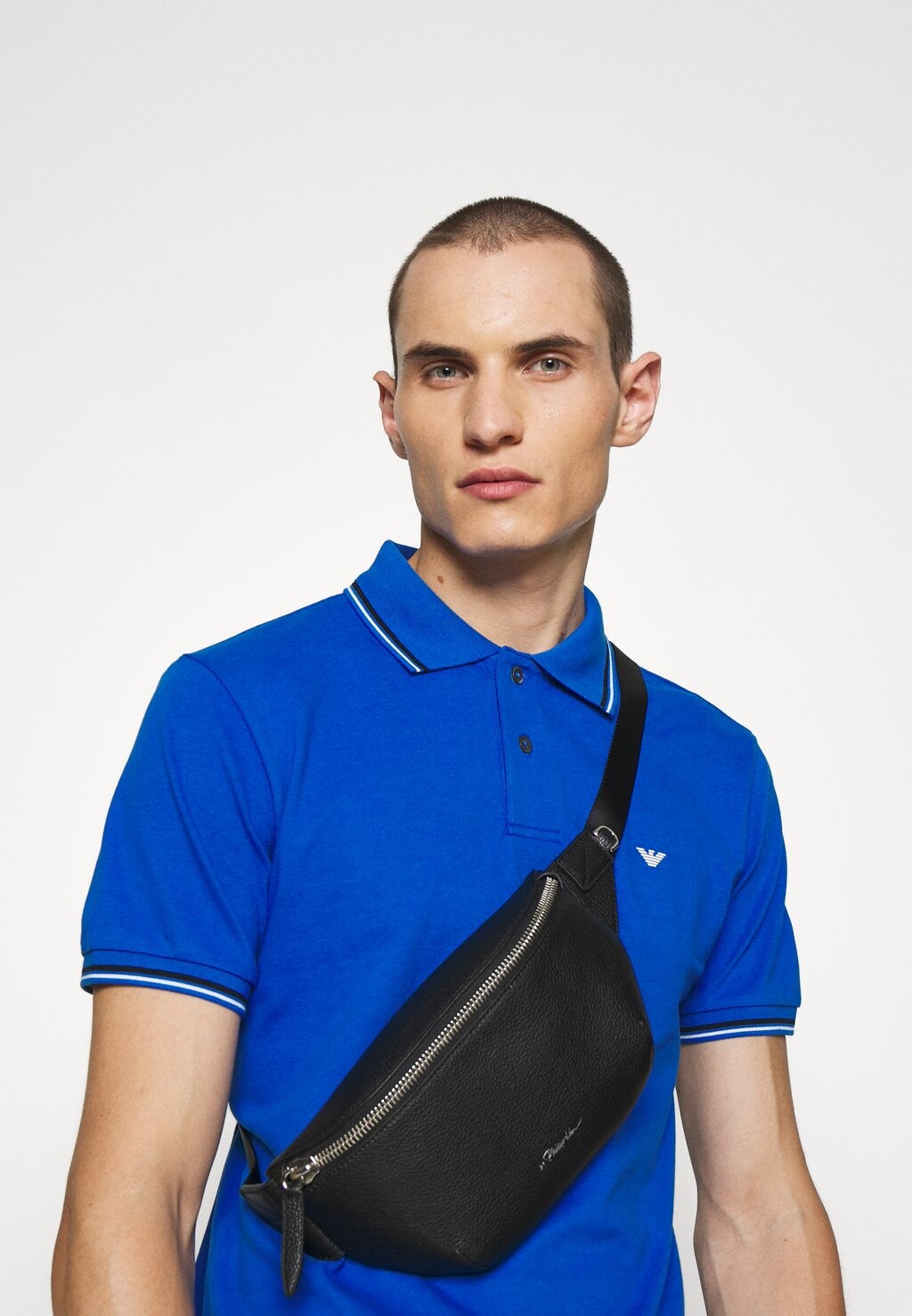 

Рубашка поло Emporio Armani, синий