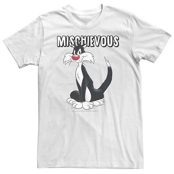 

Футболка Big & Tall Looney Tunes с портретом Сильвестра Licensed Character