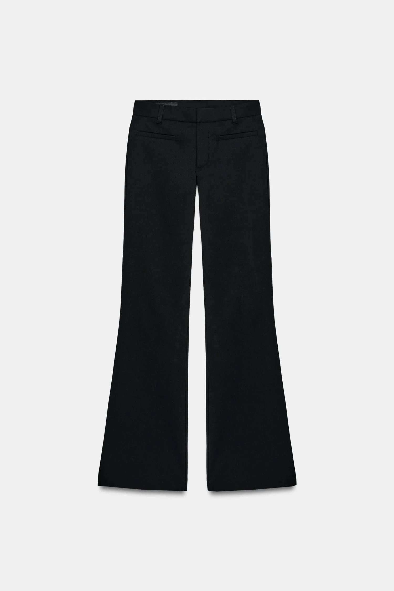 Расклешенные брюки Zara, черный — фото 4