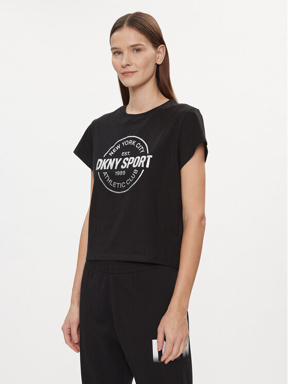 

Футболка свободного кроя Dkny Sport, черный