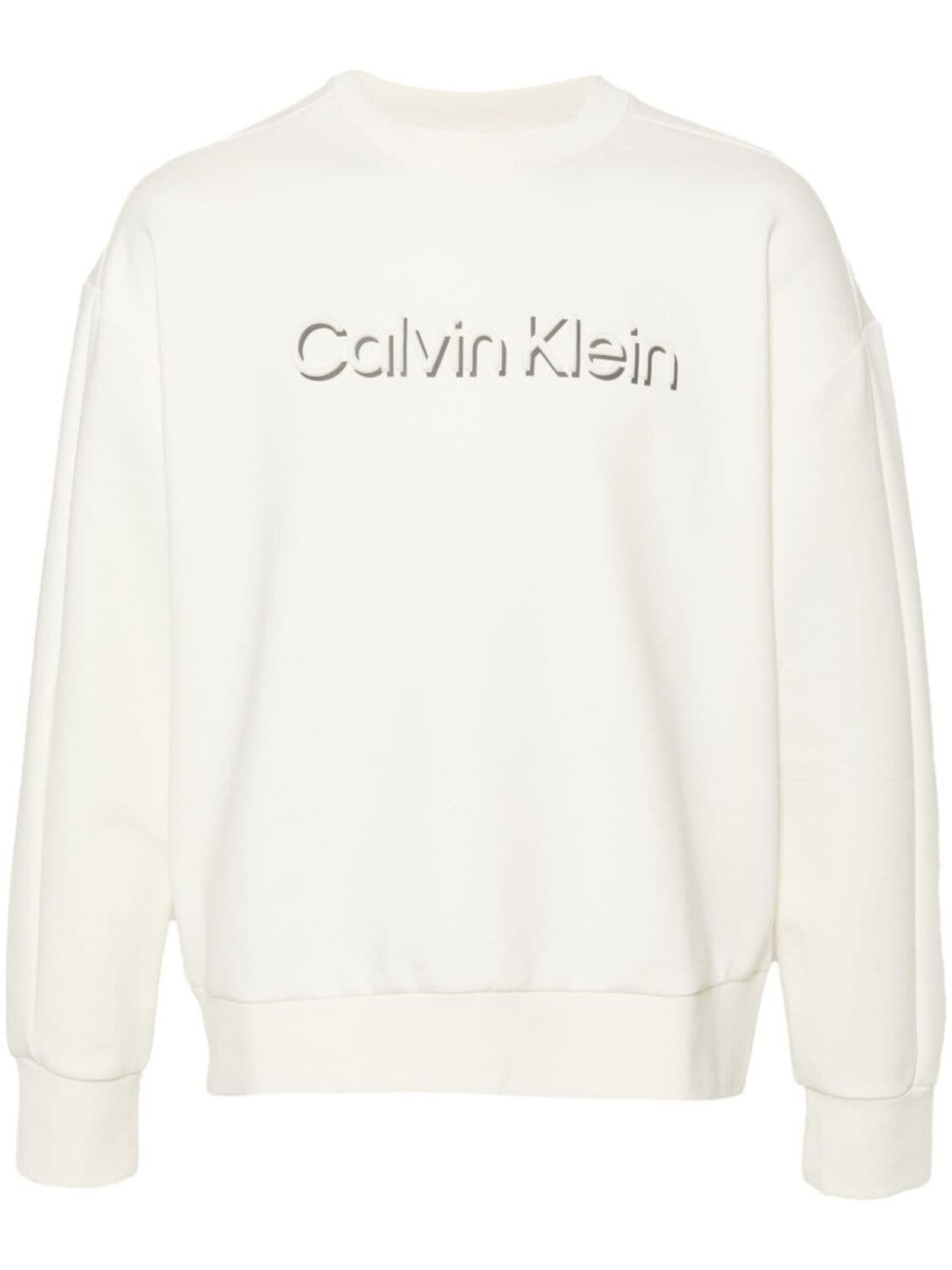 

Calvin Klein толстовка с тисненым логотипом, нейтральный цвет