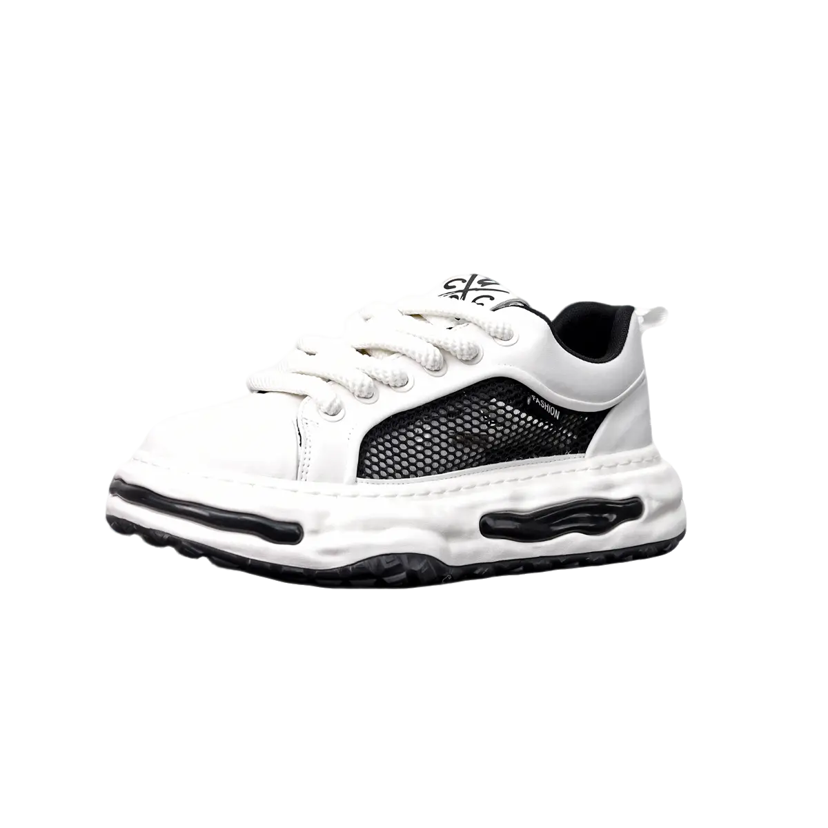 

Banas Мужские повседневные кроссовки низкие белые черные зеленые бело-черные, цвет White Black