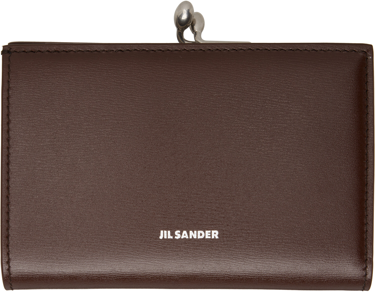 

Коричневый Годжи Маленький Кошелек Jil Sander