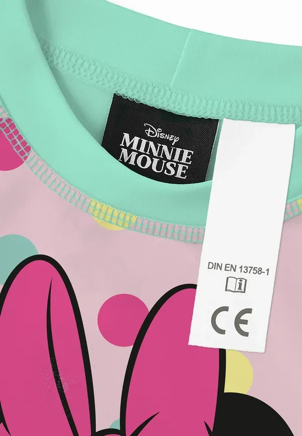 Футболка для плавания Minnie Mouse UV Schutz 30 Langarm Badeshirt Shirt Rashguard Rash Vest Disney, бирюзовый — фото 3