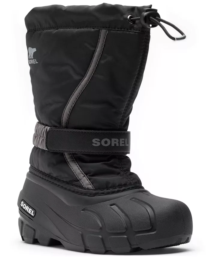 

Молодежные зимние ботинки Flurry Sorel, черный