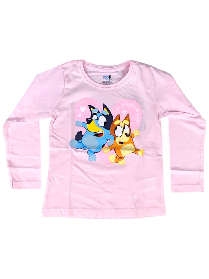 

Рубашка с длинным рукавом Bluey, розовый