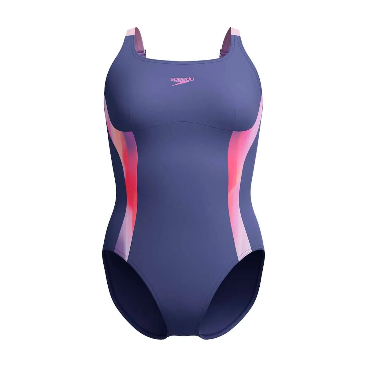 

Женский купальник Shaping с принтом и вставками Speedo, розовый