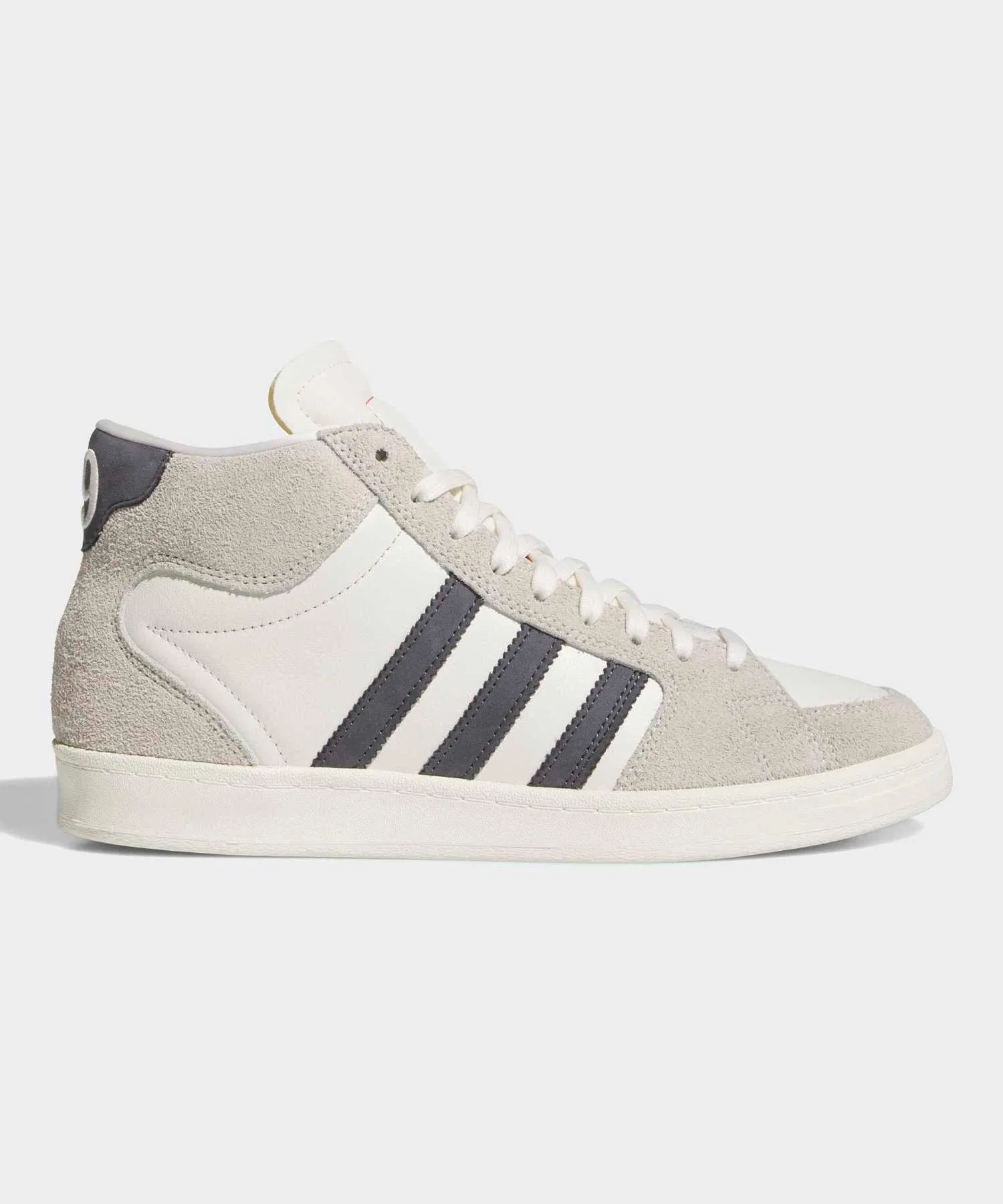 Унисекс кеды из натуральной кожи SUPERSKATE adidas Originals серые