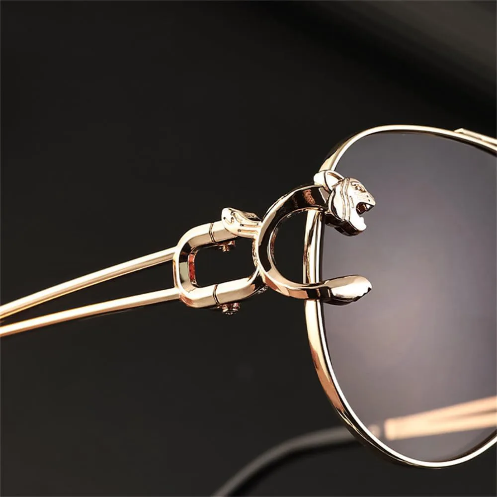 

Солнцезащитные очки в стиле панк для мужчин, металлическая оправа, винтажные солнцезащитные очки для женщин и мужчин, защита от УФ-излучения UV400 HCPIHF, 8