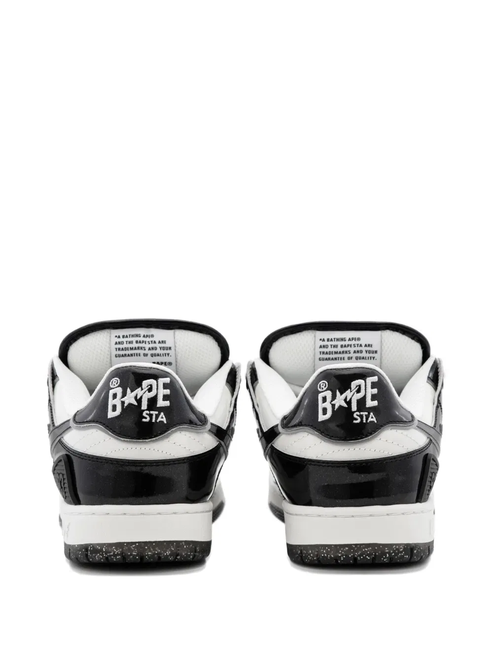 Кроссовки Bape Sk8 Sta на шнуровке A Bathing Ape, белый — фото 3