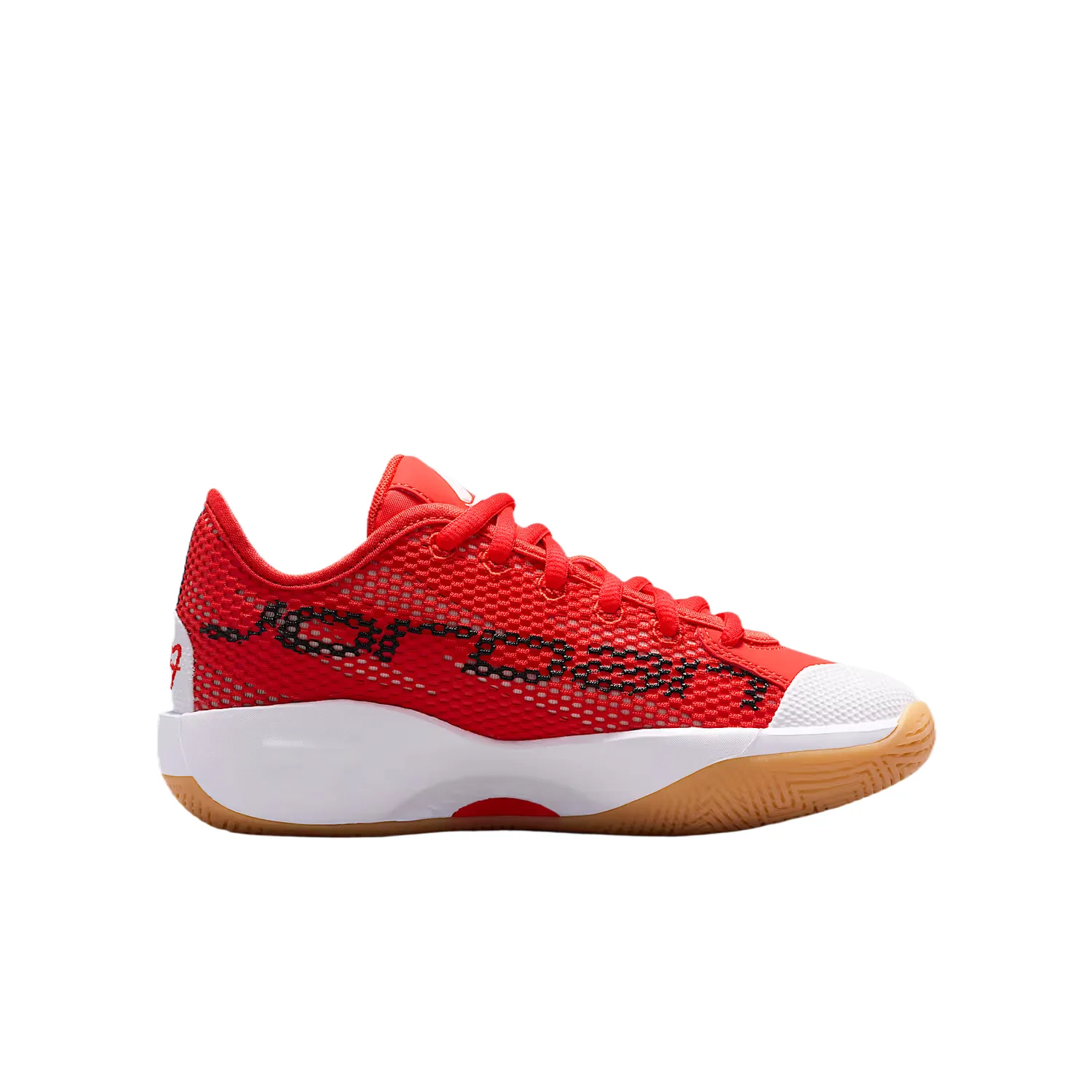 Баскетбольные кроссовки Luka .77 с сетчатым верхом и амортизацией Jordan, Pepper Red/Rubber Light Brown/White — фото 3