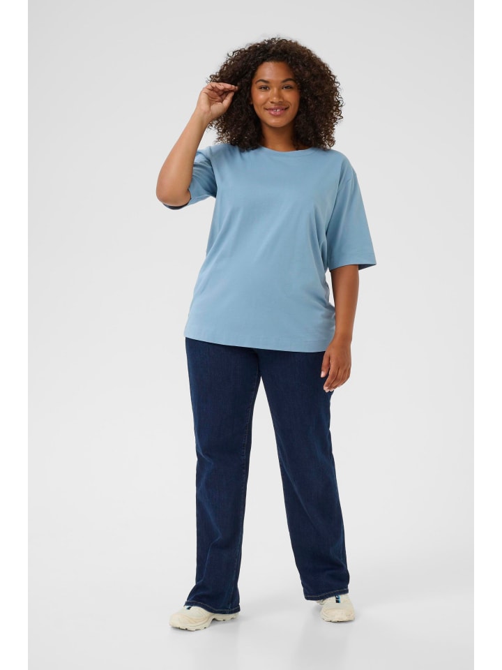 

Футболка KCmina свободного кроя в цвете Windward Blue KAFFE curve