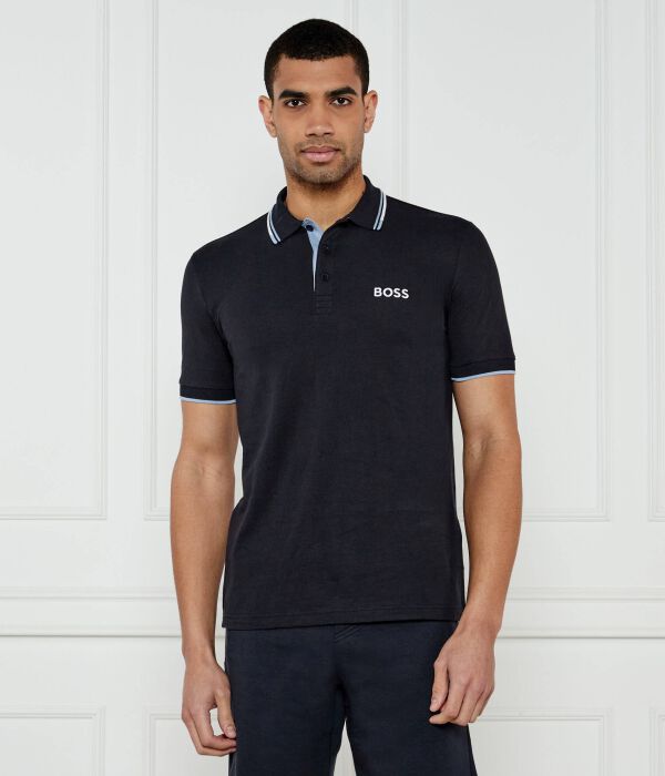 

Рубашка поло Regular fit Boss Green, синий