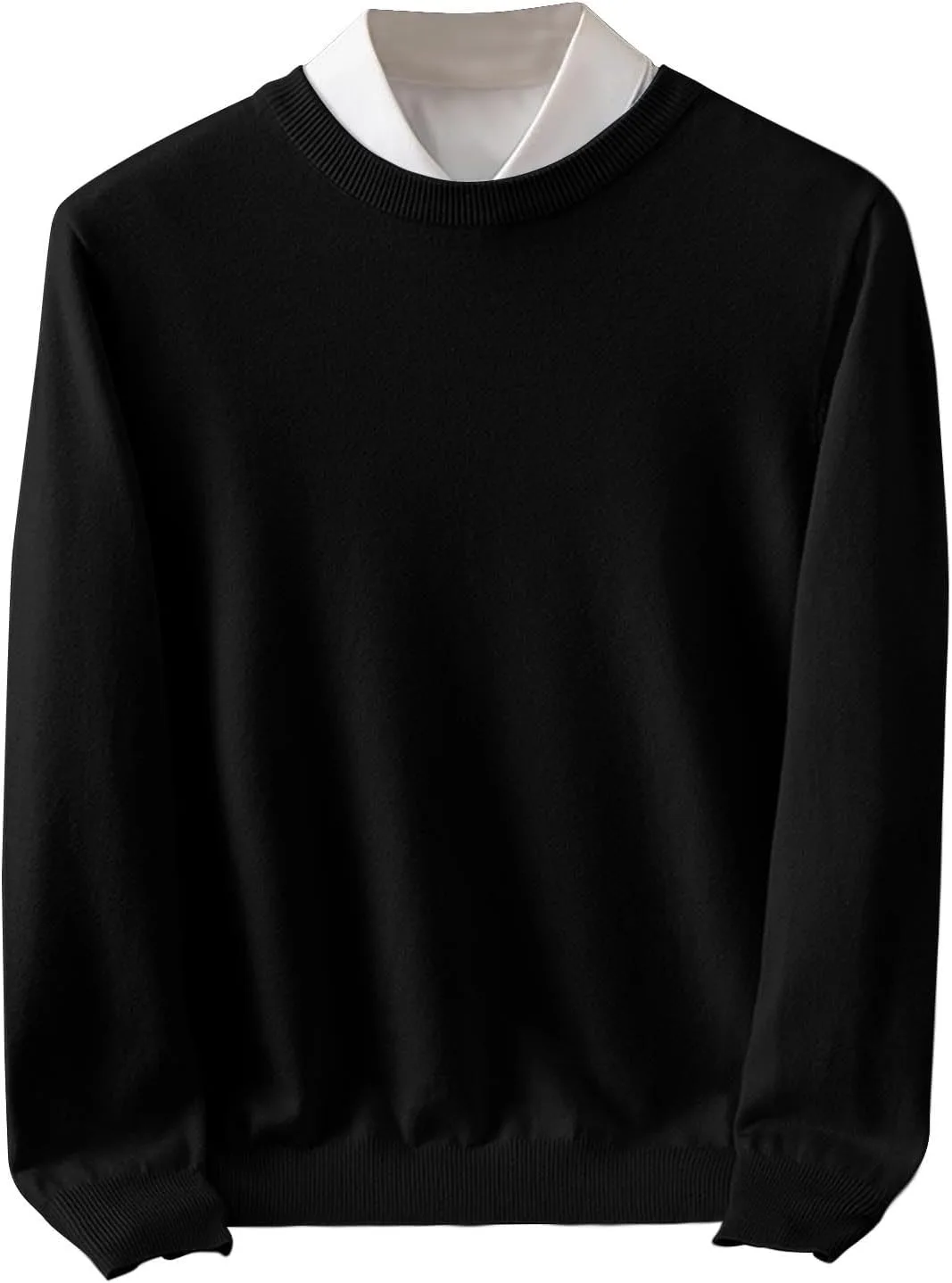 

Мужской свитер Premium однотонный зимний Slim Fit