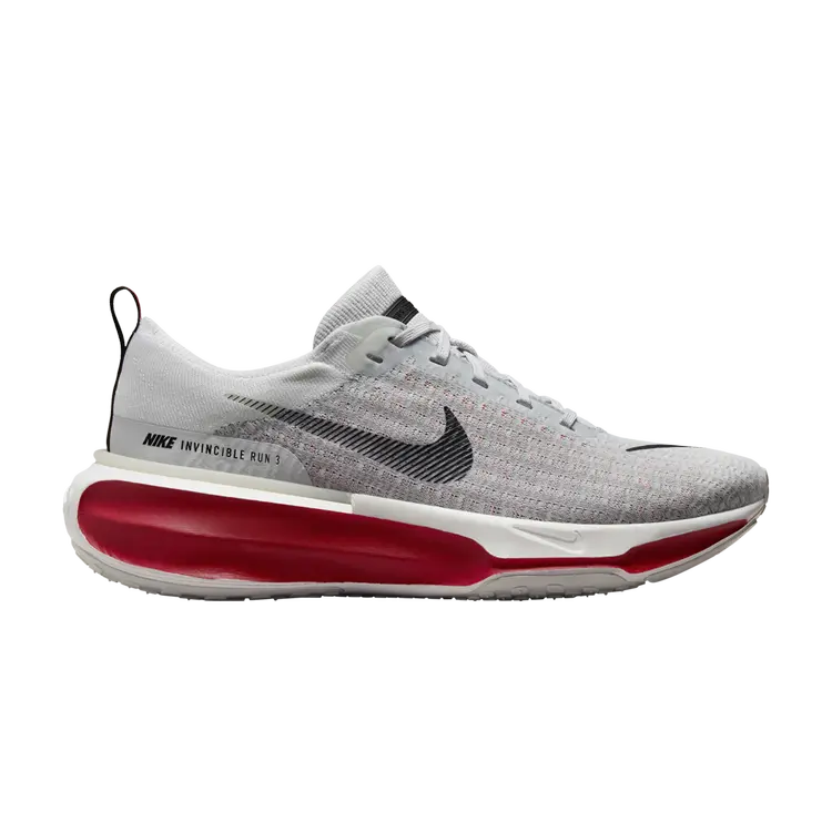 

Кроссовки ZoomX Invincible Run Flyknit 3, цвет Cement Grey Fire Red, Серый, Кроссовки ZoomX Invincible Run Flyknit 3, цвет Cement Grey Fire Red