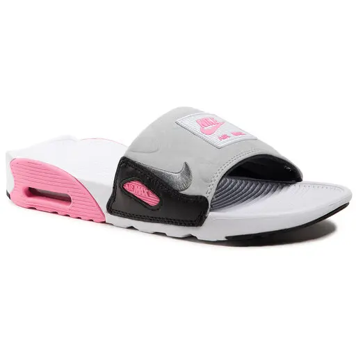Тапочки air max 90 slide 'rose' Nike, белый — фото 3