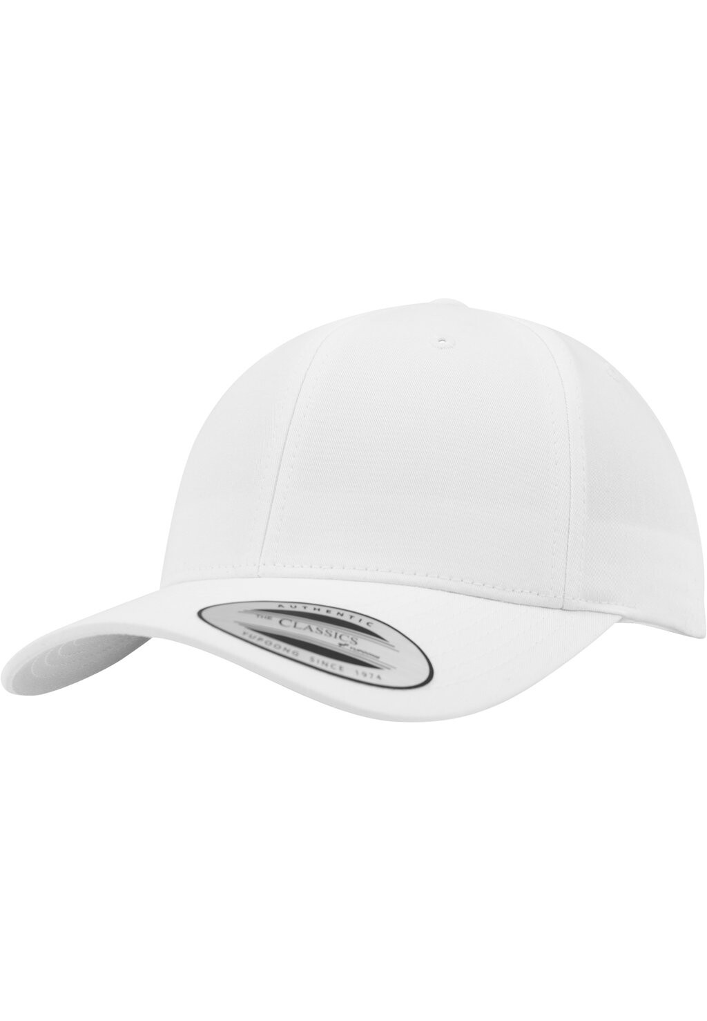 

Кепка Curved Classic Snapback Flexfit, кремово-белая