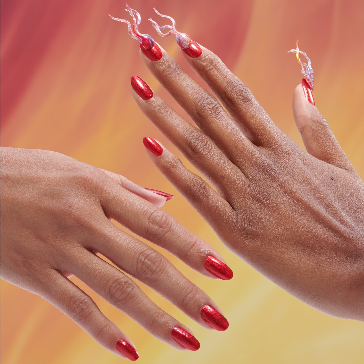 Лак для ногтей hidden prism big zodiac energy nail lacquer Opi, kiss my aries, объем 15 мл — фото 2