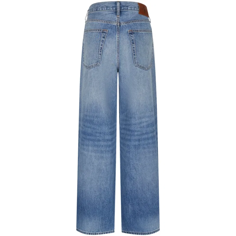 Джинсы женские YMM Denim Blue moderate wide leg Calvin Klein, YMM-Denim Blue — фото 3