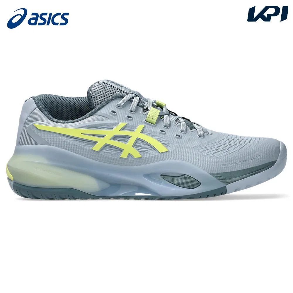 Мужские кроссовки для тенниса «GEL-Resolution X Wide» от ASICS, Greyblue-Pistachio(402)