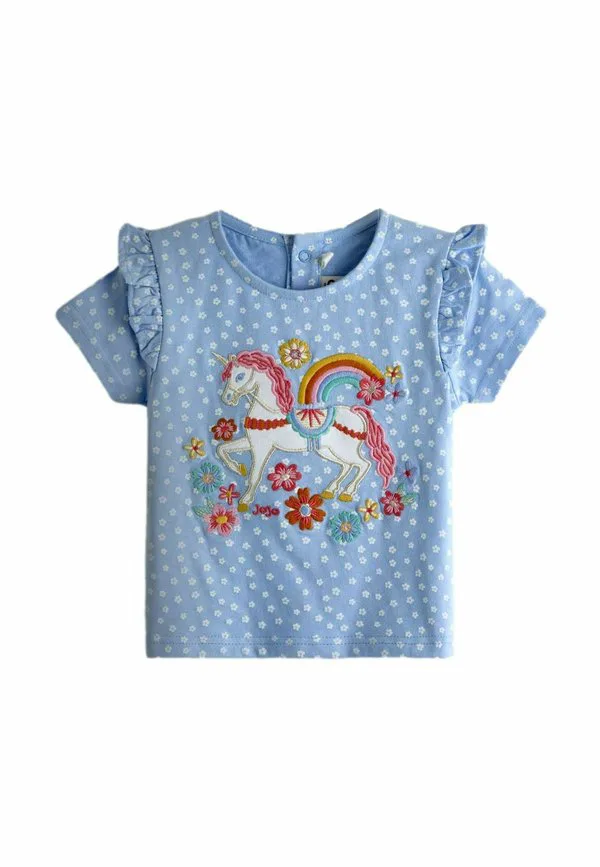 Футболка с принтом стандартного кроя Jojo Maman Bébé, Blue