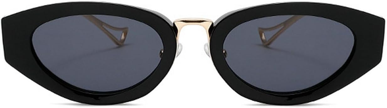 

Laureles Классические солнцезащитные очки «кошачий глаз» в маленькой оправе для женщин, ретро-очки в металлической оправе, овальные солнцезащитные очки для мужчин, панк-очки для вождения, C1