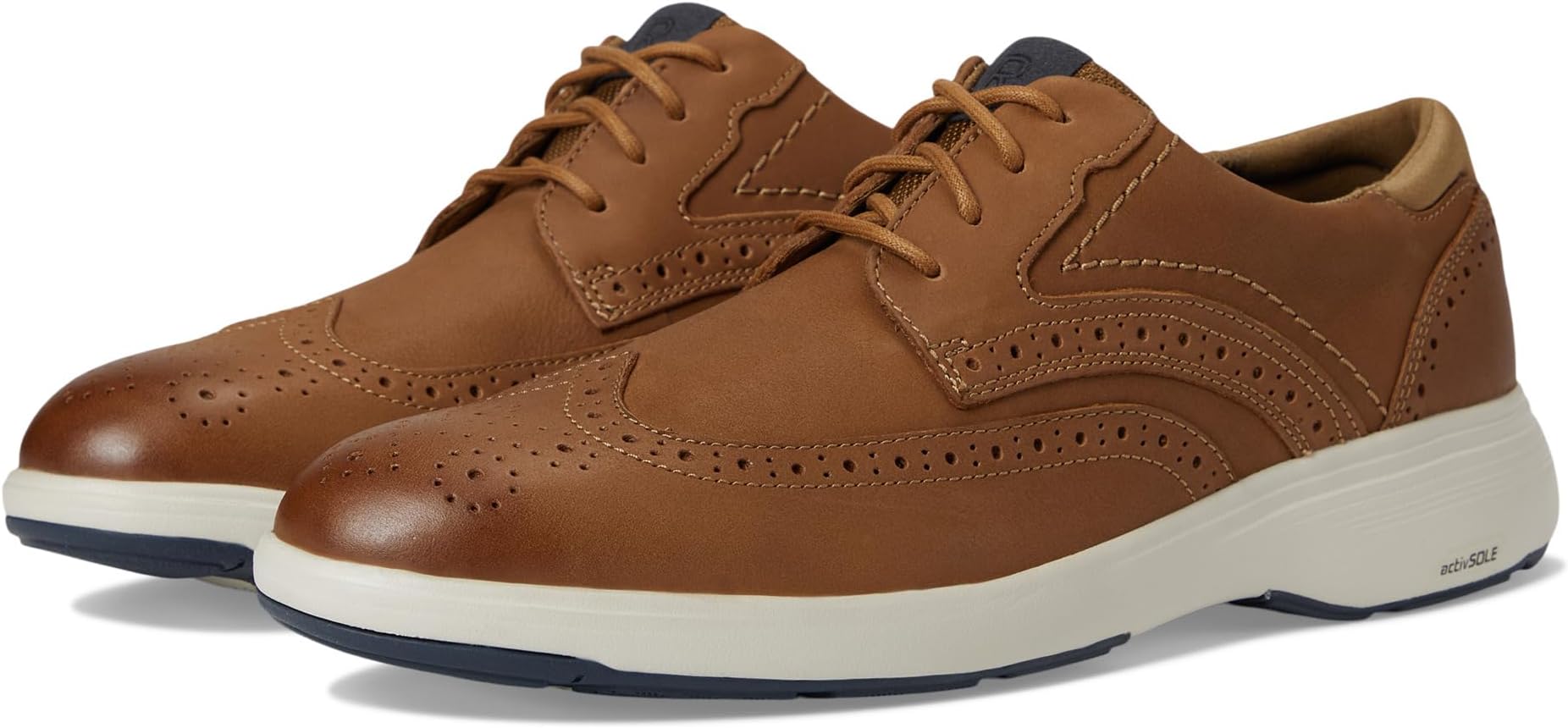 

Оксфорды Rockport Men's Noah Wing Tip, Caramel Leather