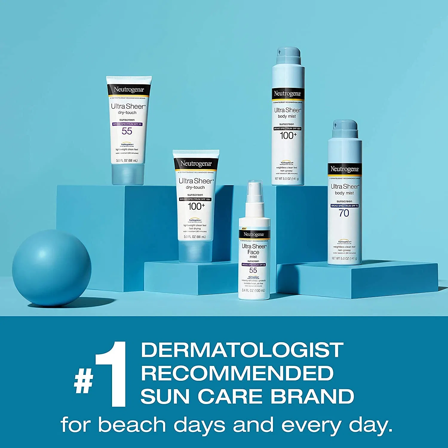 Солнцезащитный лосьон «Ultra Sheer Dry-Touch SPF 100» от Neutrogena, 88 мл Neutrogena — фото 2