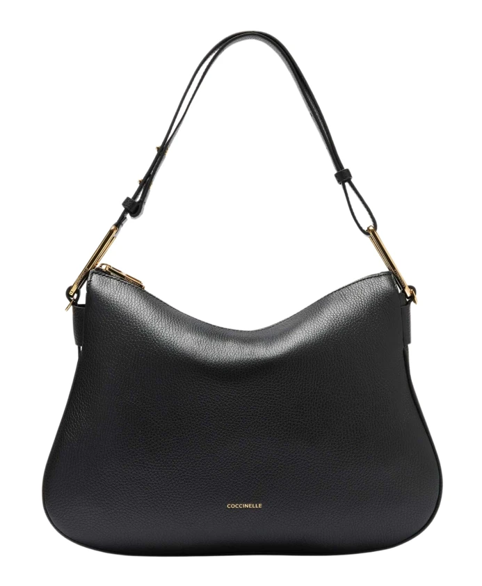 

Волшебная мягкая сумка среднего размера Coccinelle, черный