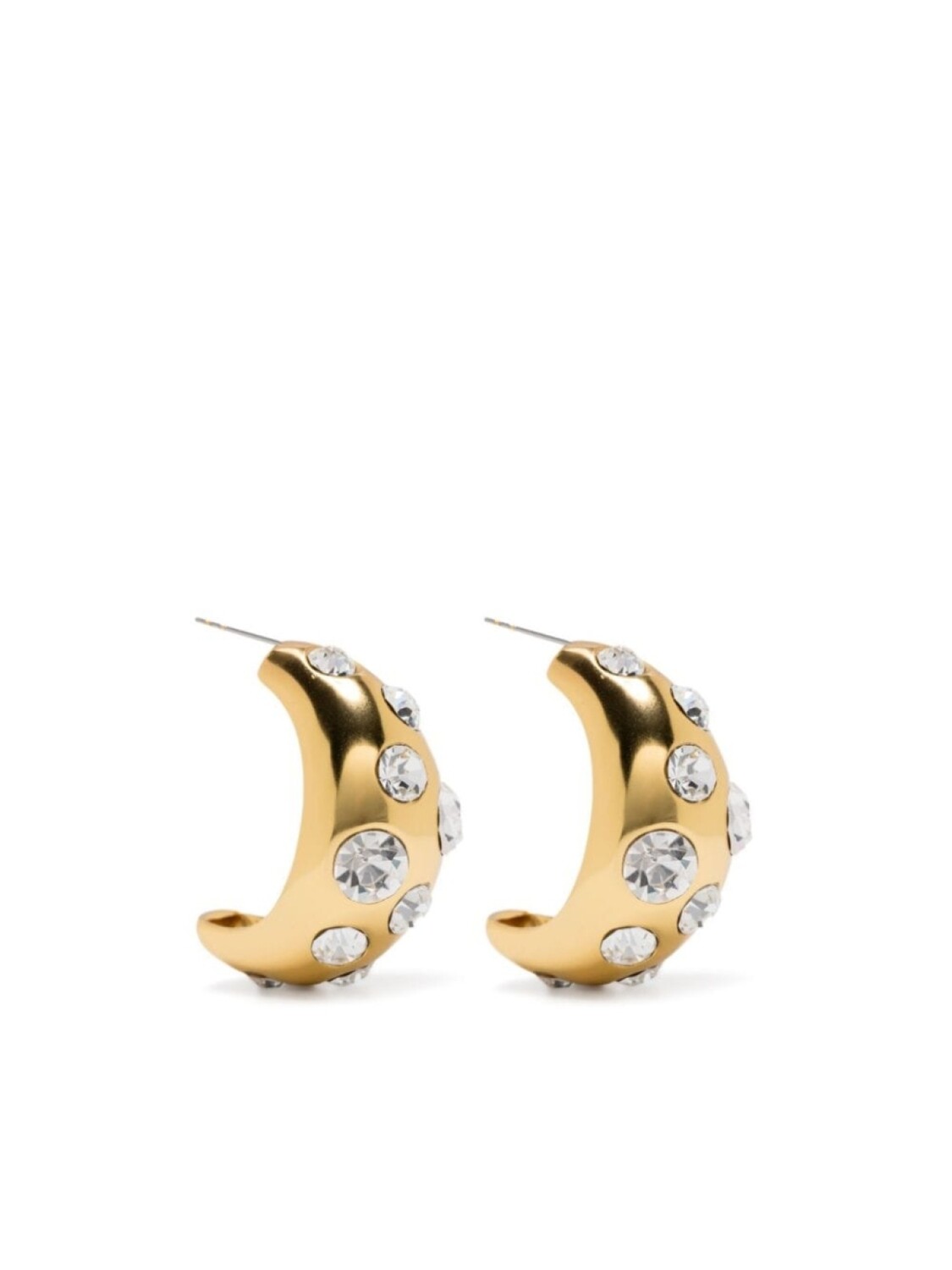 

Серьги-кольца с кристаллами Blumarine, золотой