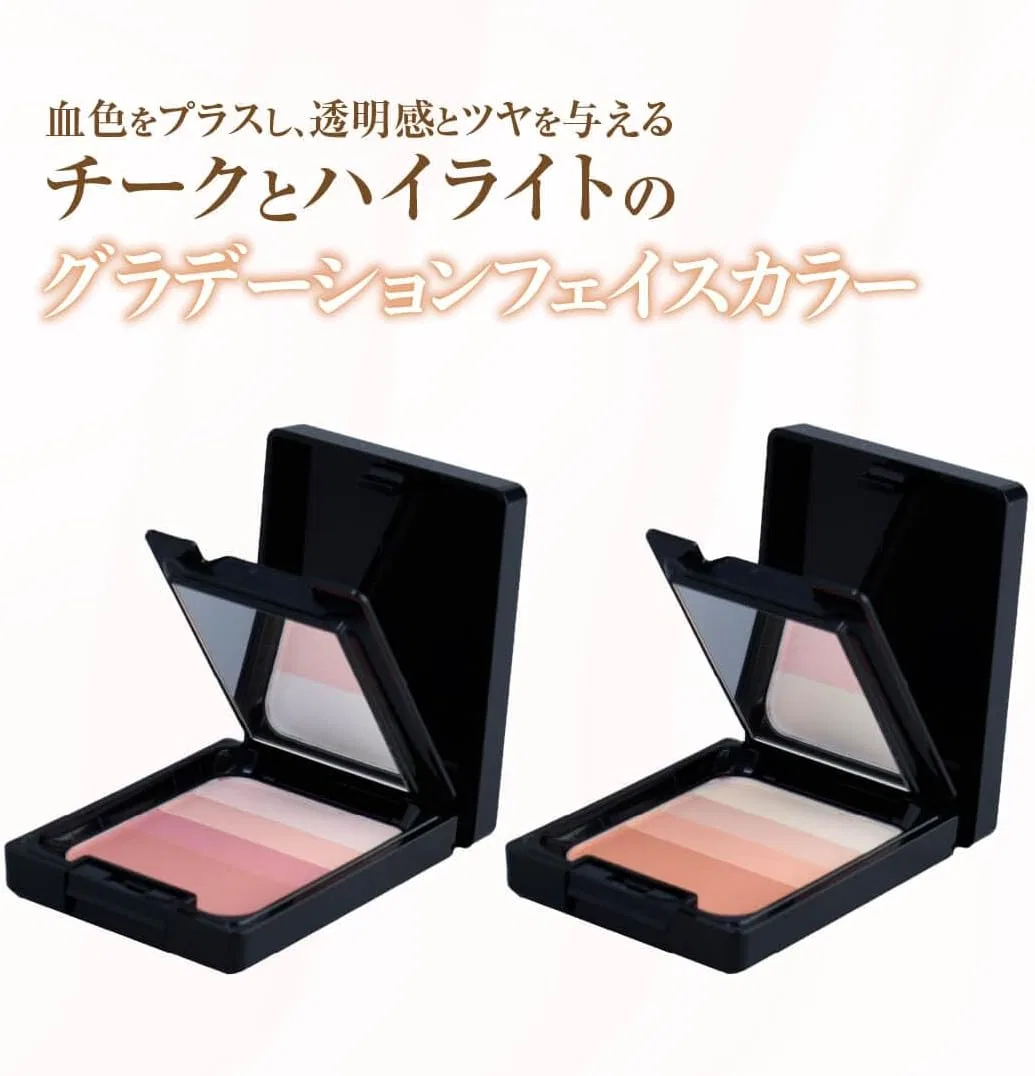 Румяна с хайлайтером TAKAKO OHASHI Peach Red 12g
