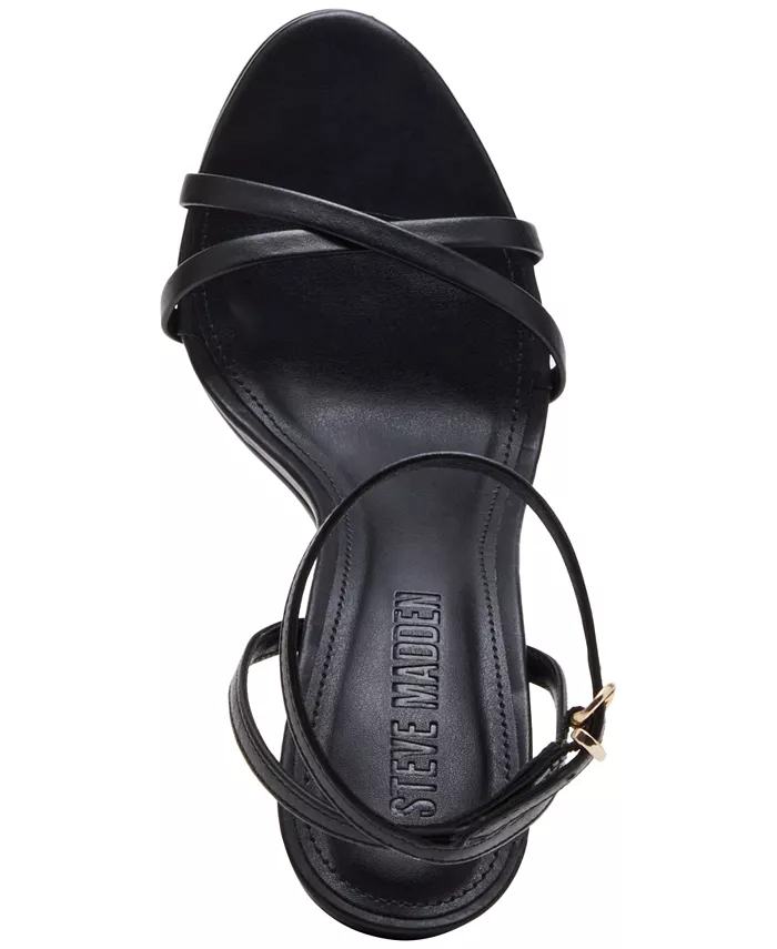 Женские босоножки Jypsey на высоком каблуке с ремешками Steve Madden, черный — фото 4